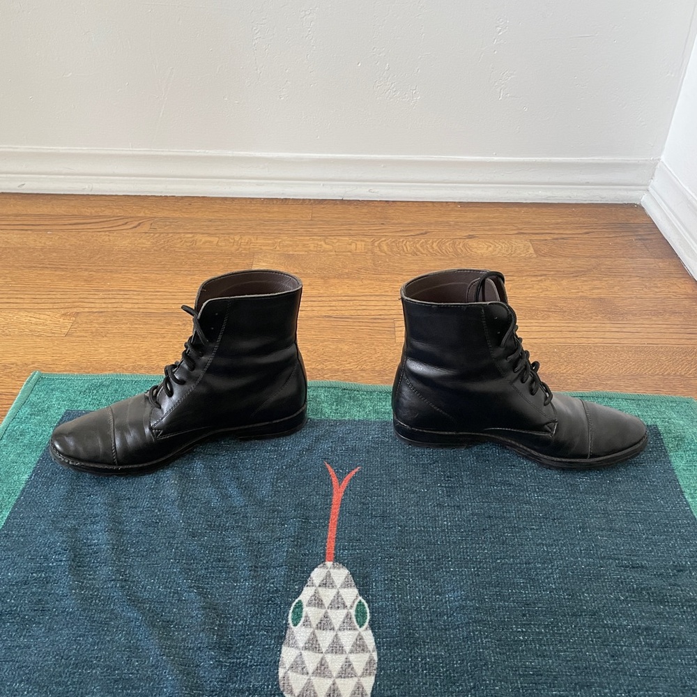 NICORA vegan Sinclair boots with new vibram soles